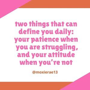 Keep a good attitude!